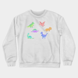 Cute dino pattern Crewneck Sweatshirt